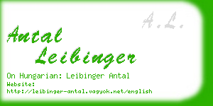 antal leibinger business card